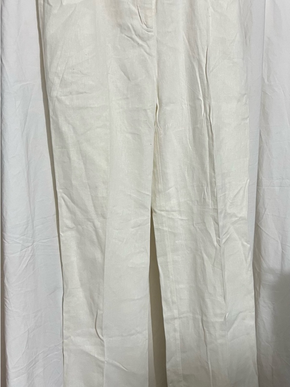 Classic Women’s Off White Linen Pants